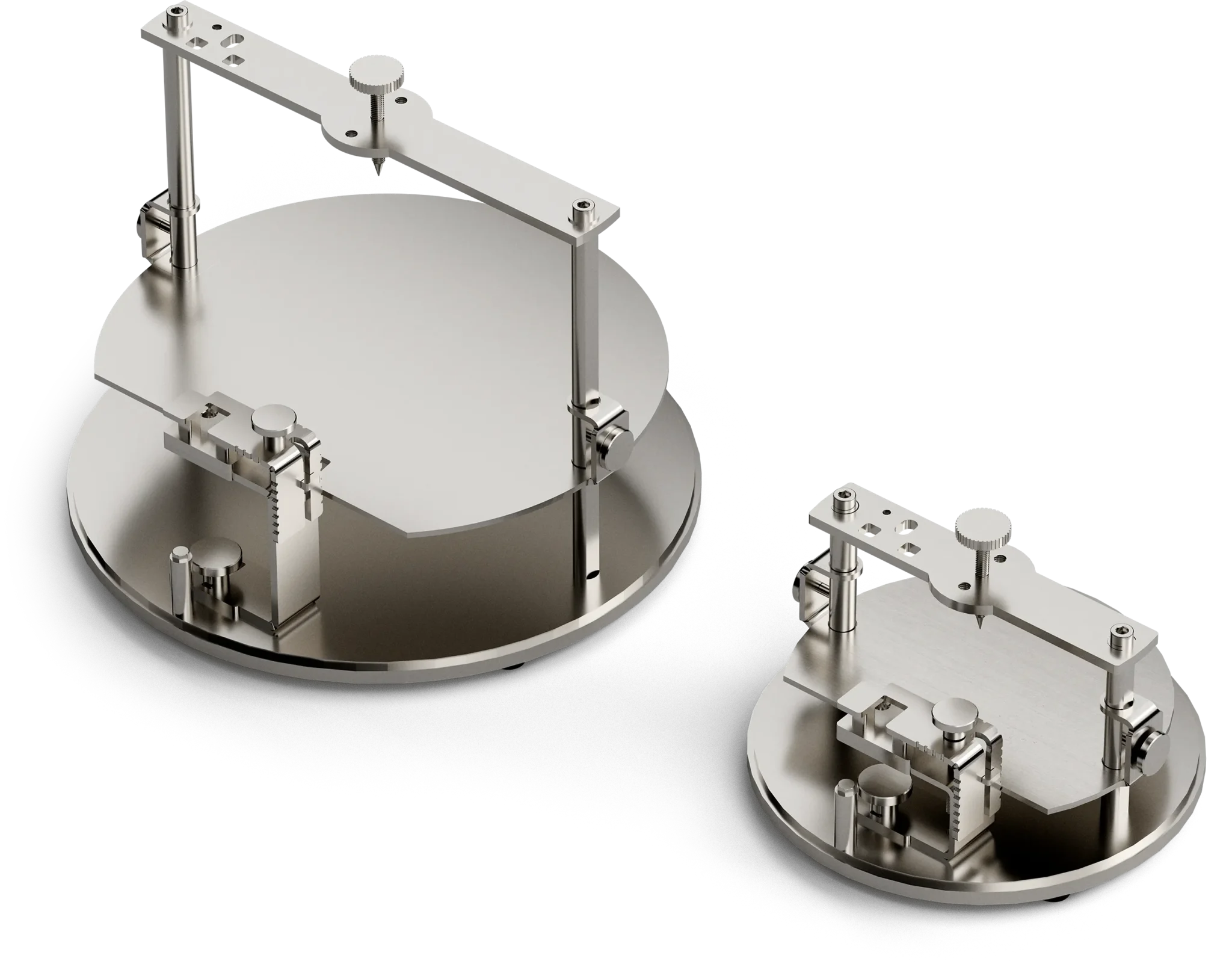 Two Hot Disk sample holder for solids