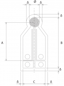 Illustration of the Standard Sensors dimensions