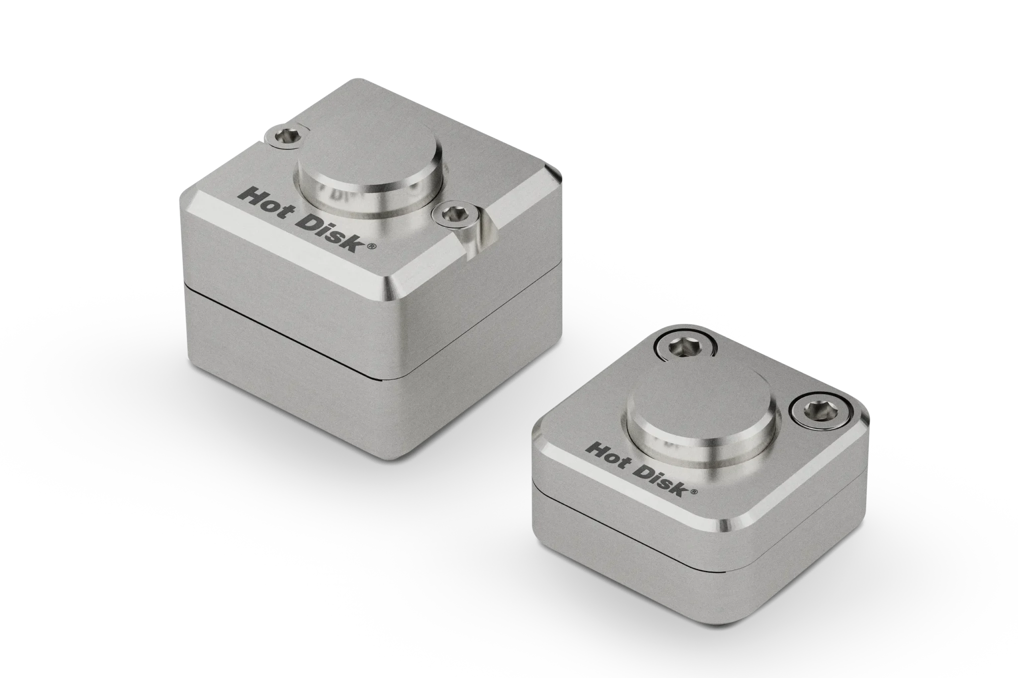 Hot Disk Sample holder for powders, pastes, gels, foams, and creams.
