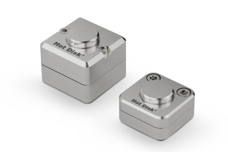 Hot Disk Sample holder for powders, pastes, gels, foams, and creams.