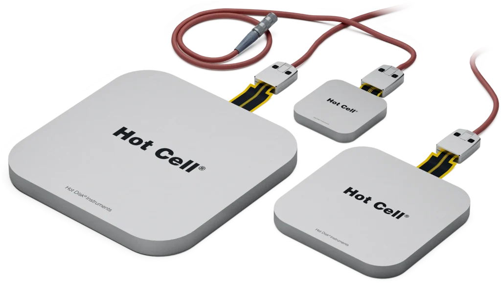 Three Hot Cell Sensors for Flat Batteries with Silicone Clad Cables